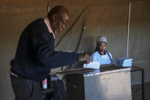 Botswana votes as president’s party seeks to...